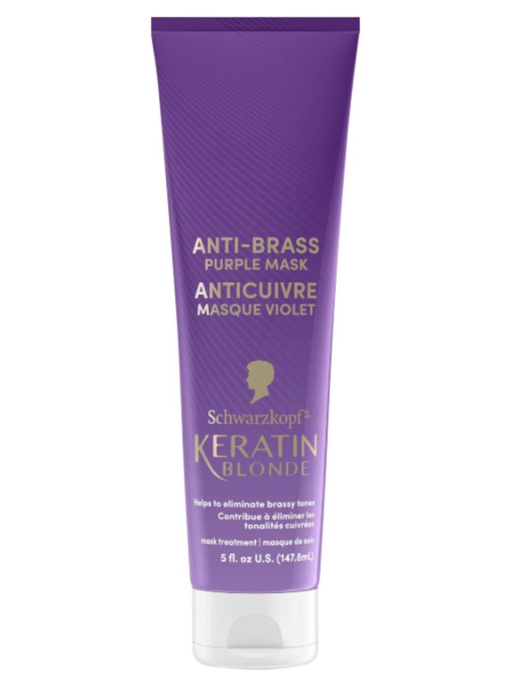 🆕 Schwarzkopf Keratin Blonde Anti Brass Purple Mask - 148ml
